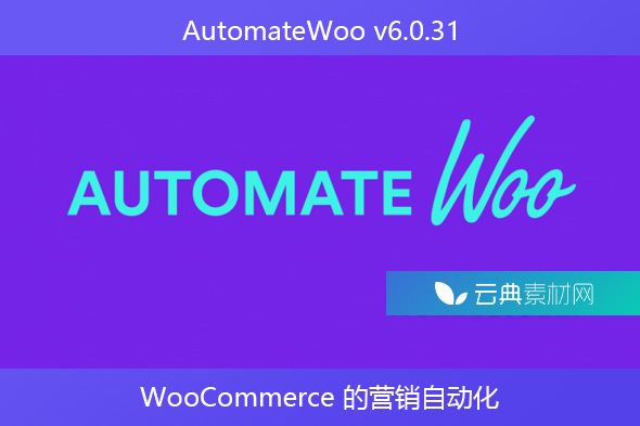 AutomateWoo v6.0.31 – WooCommerce 的营销自动化