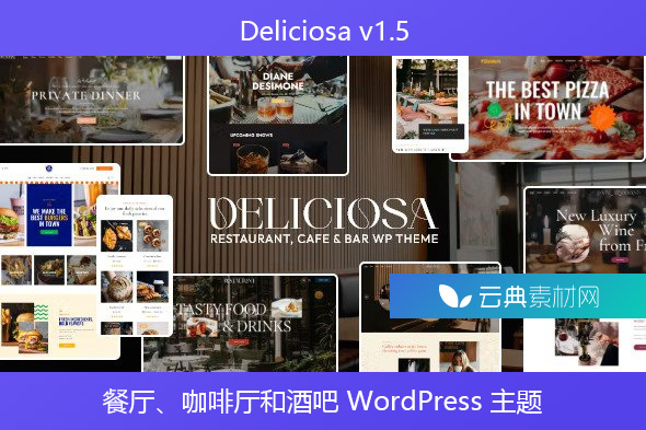 Deliciosa v1.5 – 餐厅、咖啡厅和酒吧 WordPress 主题