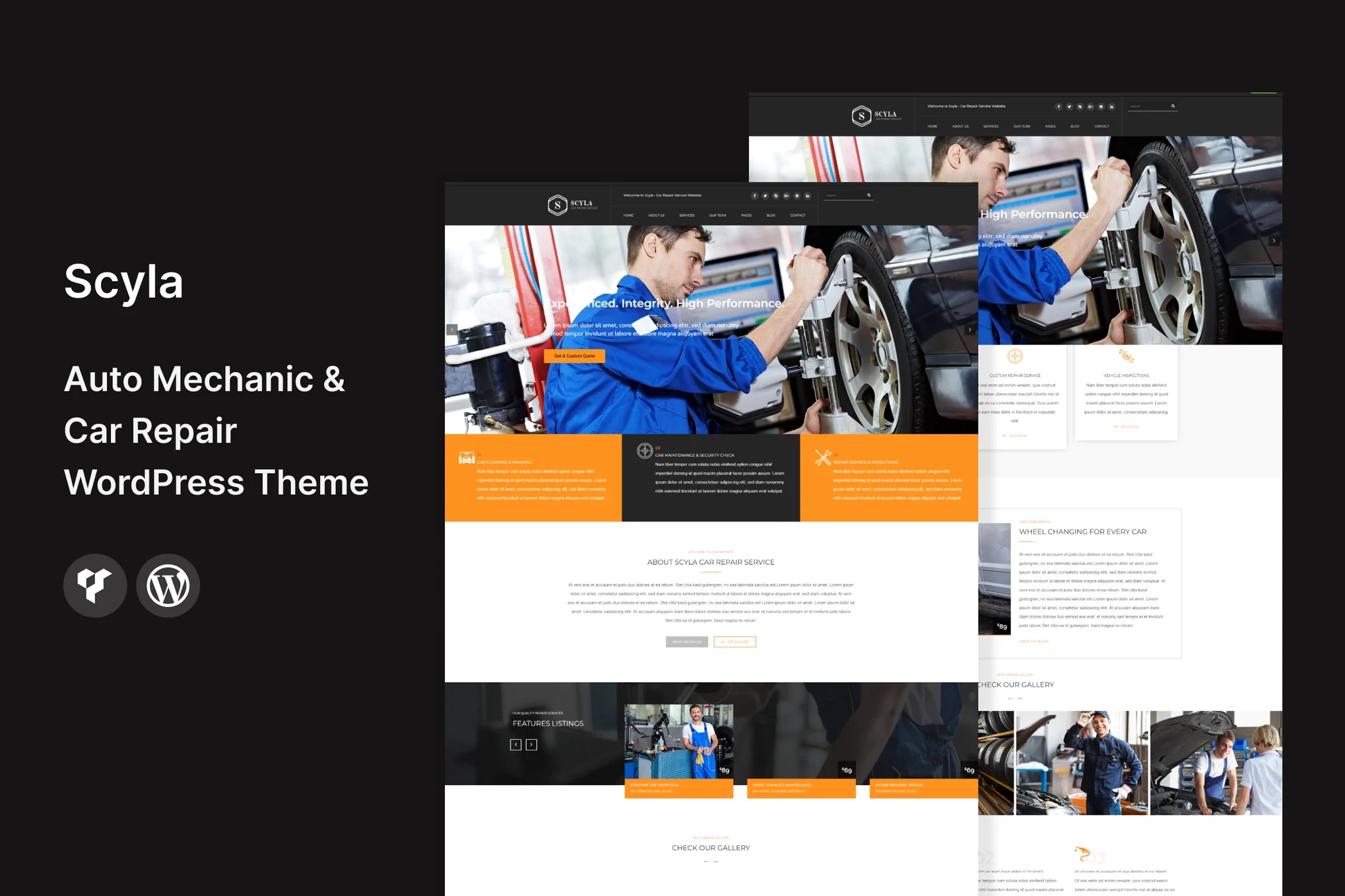 Scyla || 汽车修理和汽车维修 WordPress 主题