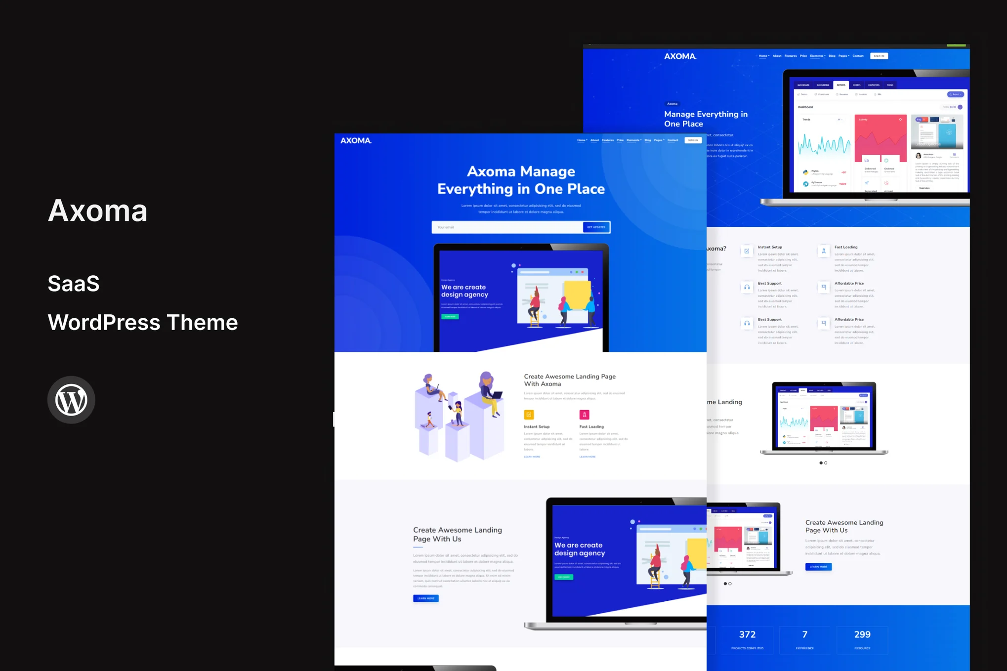 Axoma – WordPress SaaS 主题