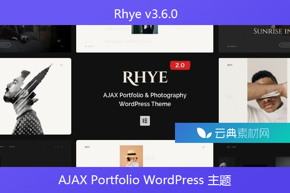 Rhye v3.6.0 – AJAX Portfolio WordPress 主题