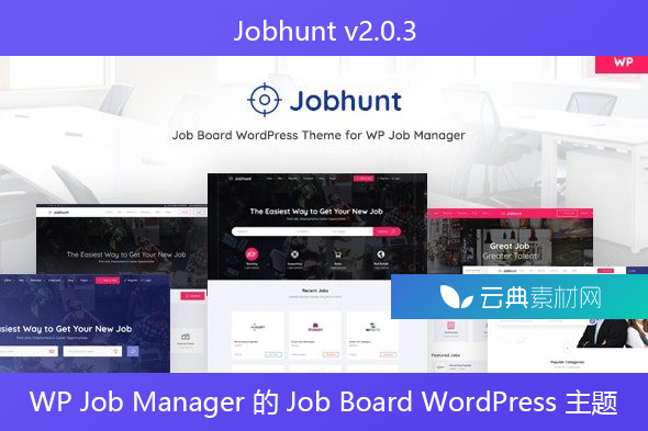 Jobhunt v2.0.3 – WP Job Manager 的 Job Board WordPress 主题