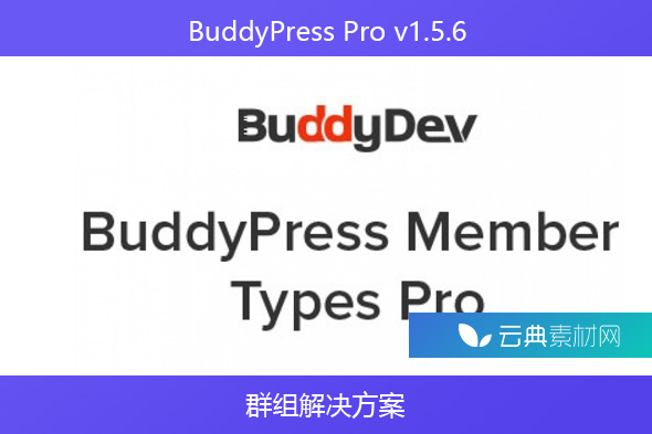 BuddyPress Pro v1.5.6- 群组解决方案