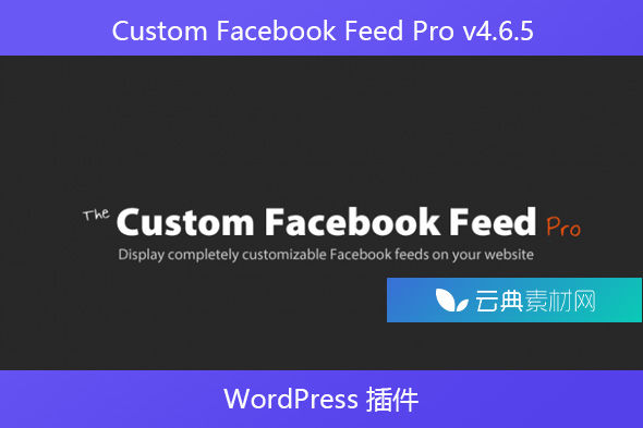 Custom Facebook Feed Pro v4.6.5- WordPress 插件