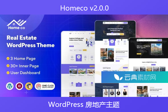 Homeco v2.0.0 – WordPress 房地产主题