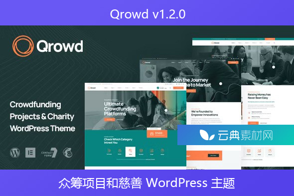 Qrowd v1.2.0 – 众筹项目和慈善 WordPress 主题