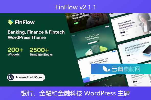 FinFlow v2.1.1 – 银行、金融和金融科技 WordPress 主题