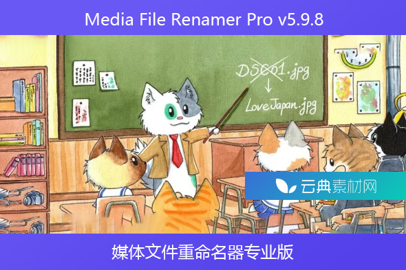 Media File Renamer Pro v5.9.8 – 媒体文件重命名器专业版