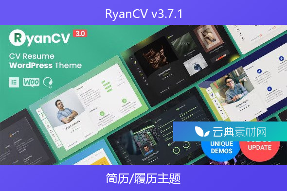 RyanCV v3.7.1 – 简历/履历主题