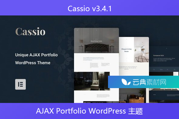 Cassio v3.4.1 – AJAX Portfolio WordPress 主题