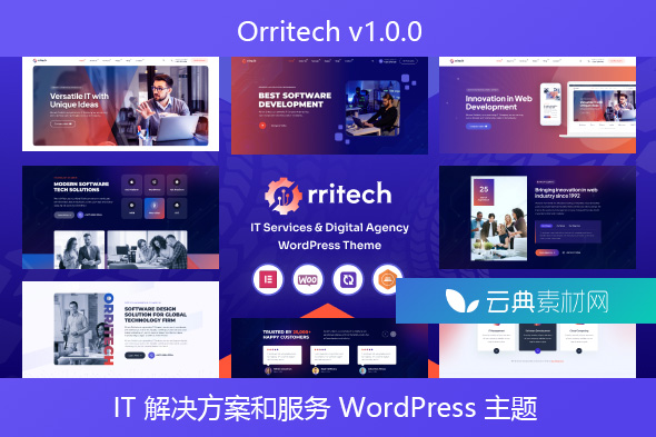 Orritech v1.0.0 – IT 解决方案和服务 WordPress 主题