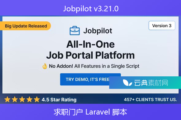 Jobpilot v3.21.0 – 求职门户 Laravel 脚本